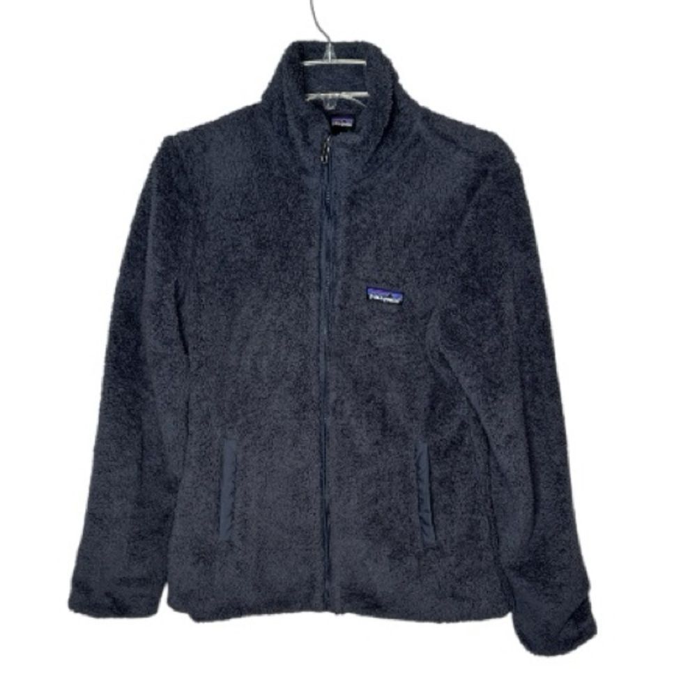 Patagonia Los‎ Gatos Fleece Fuzzy Jacket in Dark Gray. Size Medium.